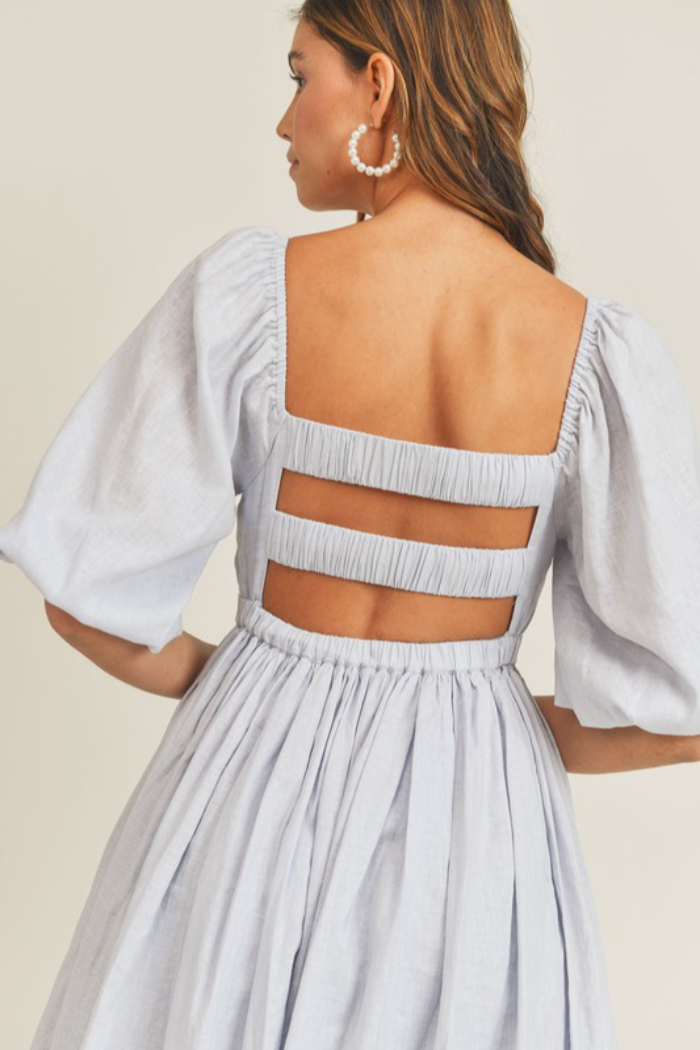 Open Back Summer Dress