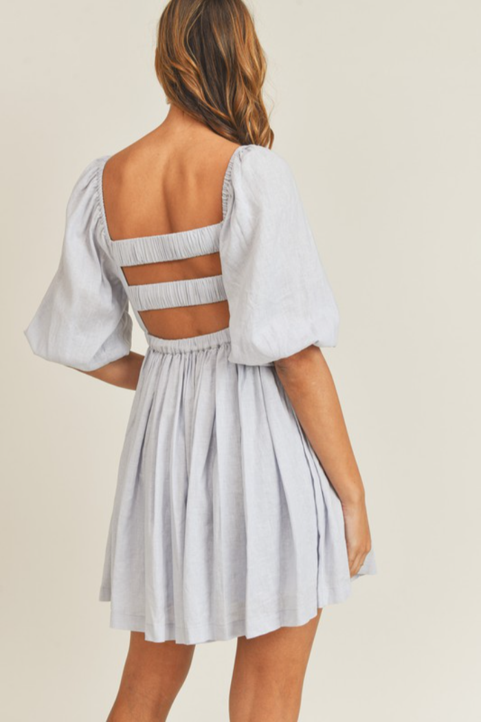 Open Back Summer Dress