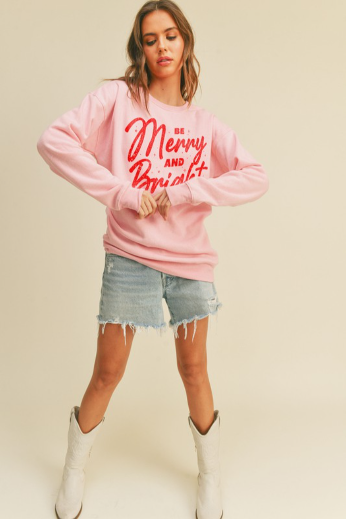 Merry And Bright Christmas Sweatshirt