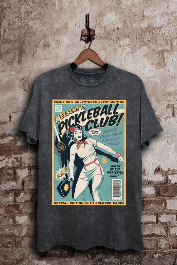 Welcome to pickleball club graphic tee