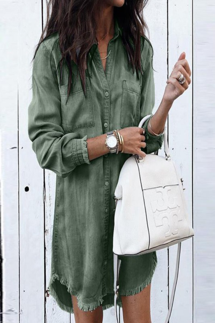 Long Sleeve Shirt Dress