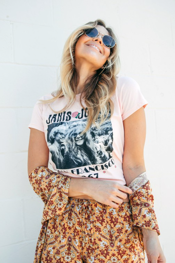 JANIS JOPLIN GRAPHIC TEE