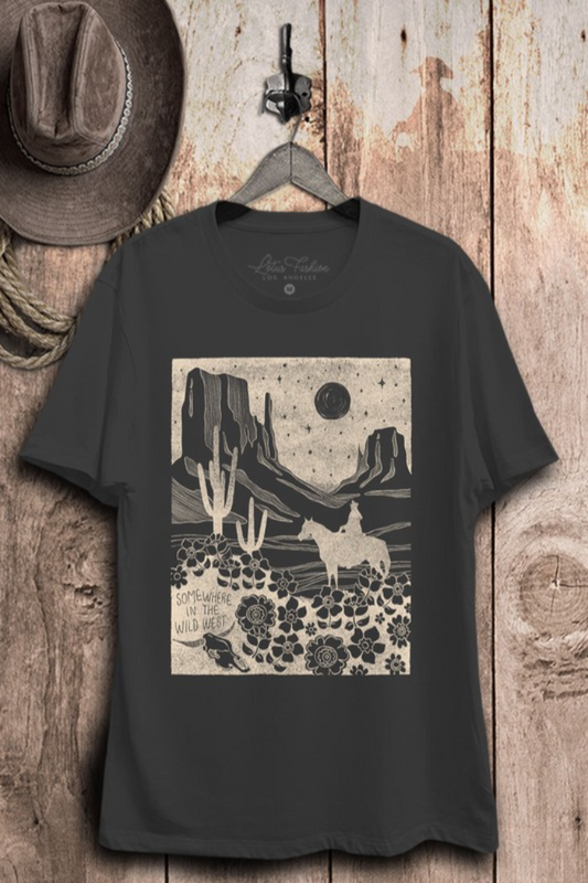 SOMEWHERE IN THE WILD WEST GRAPHIC TEE