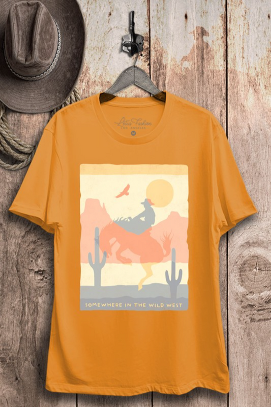 SOMEWHERE IN THE WILD WEST GRAPHIC TEE