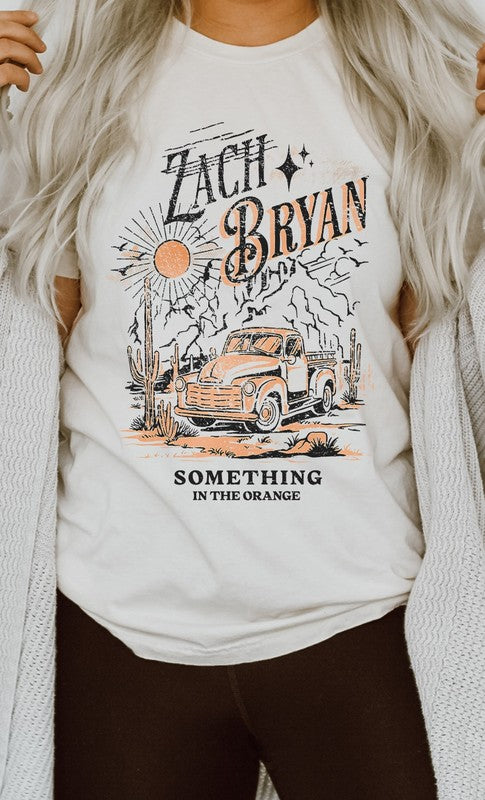 ZACH BRYAN SOMETHING IN THE ORANGE GRAPHIC TEE