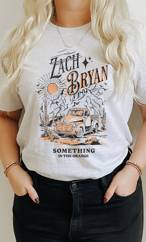 ZACH BRYAN SOMETHING IN THE ORANGE GRAPHIC TEE