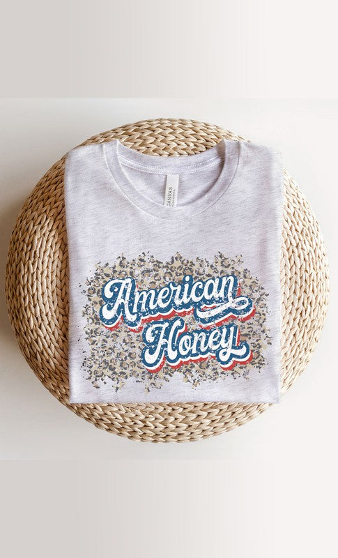 PLUS SIZE AMERICAN HONEY GRAPHIC TEE