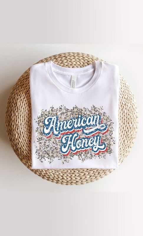 PLUS SIZE AMERICAN HONEY GRAPHIC TEE